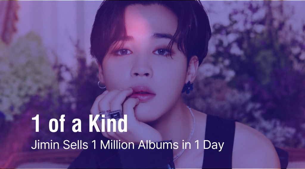1 of a Kind: Jimin Sells 1 Million Albums in 1 Day