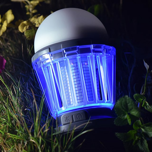 Camping light with Mosquito Trap