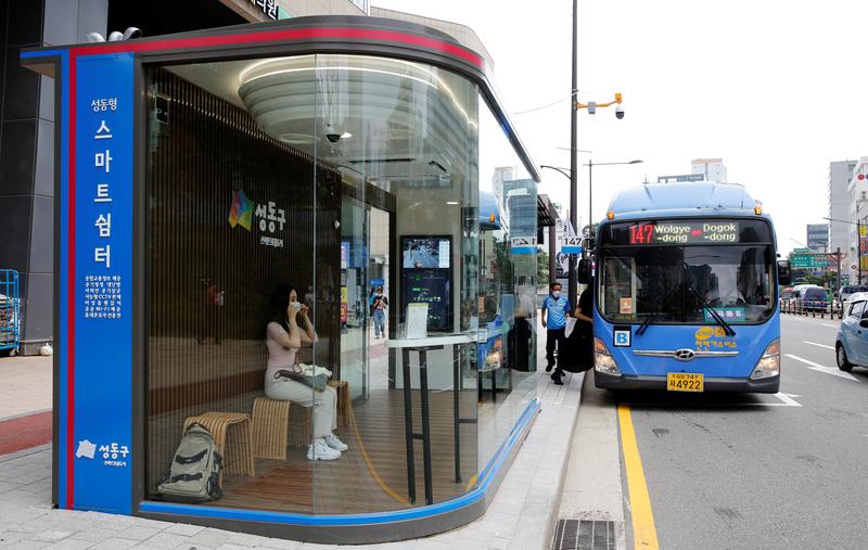 Next Stop - Seoul Smart Shelters And Futuristic Bus Stops