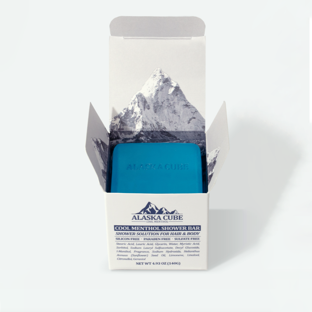 Alaska Cube Skin Cleansing and Cooling Bathing Soap